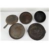 Image 5 : Collection of Cast Iron Skillet Pan Lids