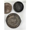 Image 8 : Collection of Cast Iron Skillet Pan Lids