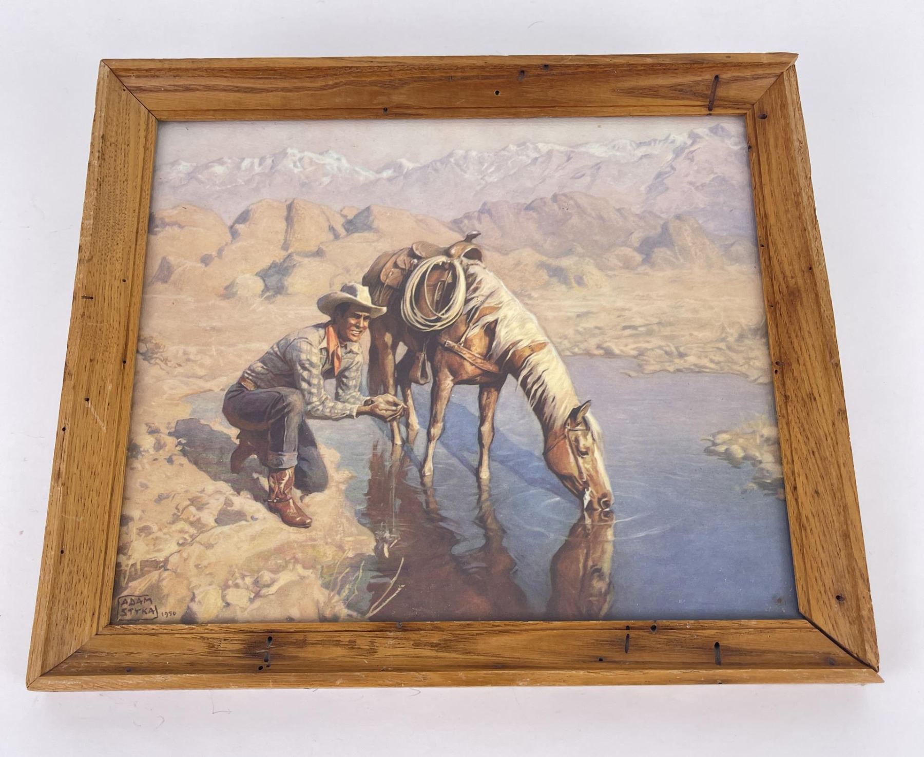 Adam Styka Cowboy Print Adam Styka Cowboy Print