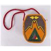 Image 1 : Native American Indian Beaded Pendleton Bag