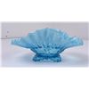 Image 3 : Fenton Blue Ruffle Glass Bowl