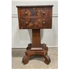 Image 1 : American Empire 2 Drawer Pedestal Side Table