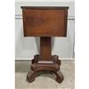 Image 3 : American Empire 2 Drawer Pedestal Side Table