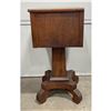 Image 4 : American Empire 2 Drawer Pedestal Side Table