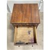 Image 5 : American Empire 2 Drawer Pedestal Side Table