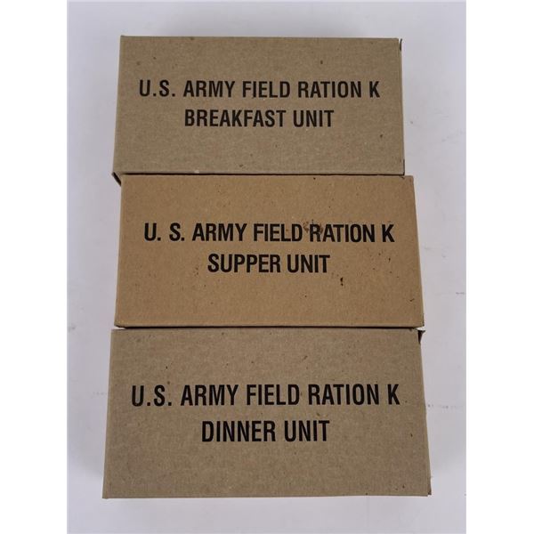 WW2 Reproduction Brown K Ration Boxes
