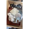 Image 8 : 2 BOXES OF ELECTRIC KNIFE, COFFEE MAKER AND MORE WITH BOX OF SPORTS APPAREL : JERSEYS HATS, HOODIE