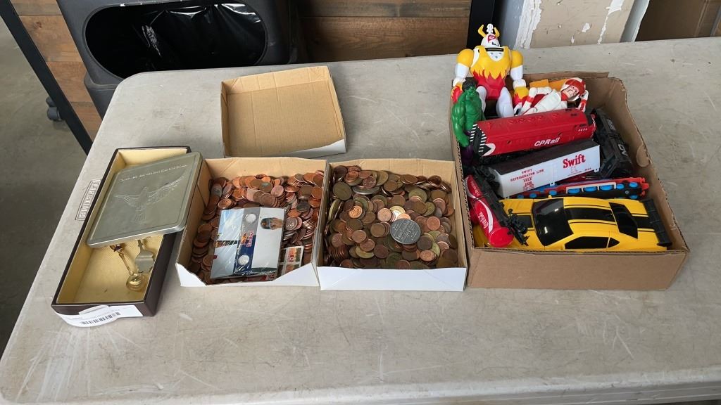 2 TRAYS COLLECTOR SPOONS, SCALE MODEL TRAINS, TRANSFORMER AND ...