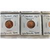 Image 8 : 15 1967 CANADIAN CENTENNIAL COINS - SILVER 25 CENTS, 10, RABBIT 5 CENTS, DOVE 1 CENT