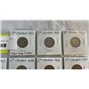 Image 2 : 11 CANADIAN GEORGE V NICKELS - ALL DIFFERENT, 1922-1936