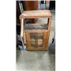 Image 2 : GLASS DOOR WOOD CABINET