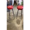 Image 1 : 2 REBAR REINFORCED STOOLS 32" HIGH