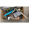 Image 2 : BOX OF HOUSELHOLD DECOR, ESTATE GOODS, LAPTOP BAGS
