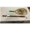 Image 1 : ANTIQUE FISHING NET AND HOOK GAFF