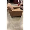 Image 2 : BROWN UPHOLSTERED ARMCHAIR