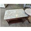 Image 2 : PARLOUR TABLE AND ENDTABLE WITH MATCHING TOPS