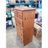 Image 2 : PINE 6 DRAWER CHEST OF DRAWERS