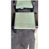 Image 2 : BLACK BENTWOOD CHAIR AND OTTOMAN