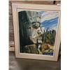 Image 2 : RON DIXON THE WATCHER HAND SIGNED AND NUMBERED ARTISTS PROOF PRINT