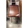 Image 1 : VINTAGE FOLDING STAND WITH SERVING TRAY