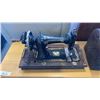 Image 2 : ANTIQUE EATON HAND CRANK SEWING MACHINE
