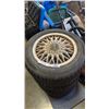 Image 2 : 4 HANKOOK 175/65 R14 TIRES ON 4 BOLT RIMS OFF AUDI 10/32 TREAD
