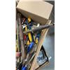 Image 2 : BOX OF VARIOUS HAND TOOLS, CLAMPS AND MORE