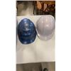 Image 2 : TOTE OF DRYWALL TOOLS, HARD HATS AND HIGH VIS VEST