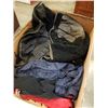 Image 2 : BOX OF CLOTHING - TIMBERLAND, CANUCKS AND VANS JACKETS, HIGH VIS VEST