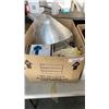 Image 8 : 3 BOXES OF SEAL A MEAL MACHINE, BRASS COLLECTIBLES, ELECTRICAL AND MORE