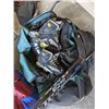 Image 2 : 2 BAGS OF HOCKEY GEAR AND MORE INCLUDING 6 RIGHT HANDED STICKS