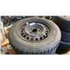 Image 2 : 5 TIRES 15" 4 MICHELIN 195/65 R15 AND 1 BFGOODRICH 195/65 R15 ALL ON 15" RIMS VARIOUS TREAD DEPTH