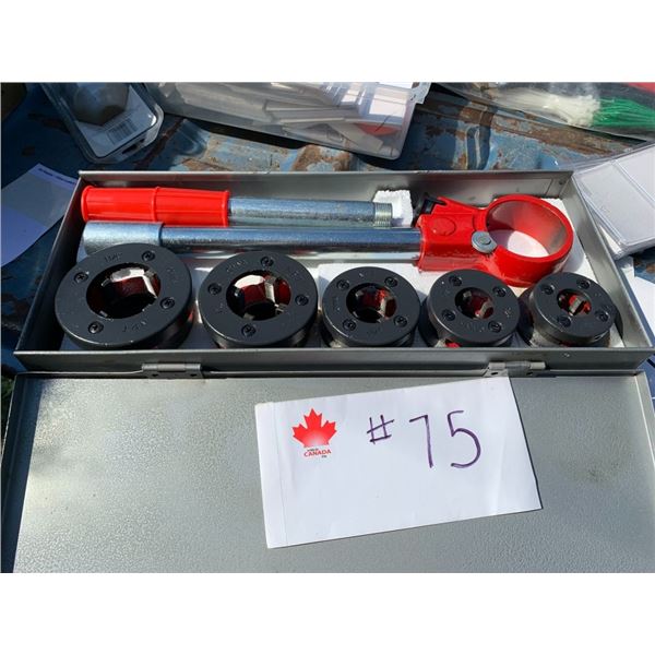 3/8 - 1 1/4' Ratchet Die set