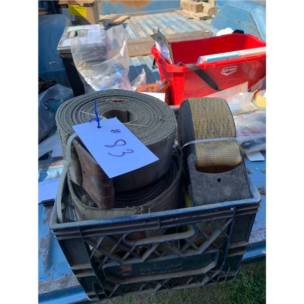 Ratchet straps- used