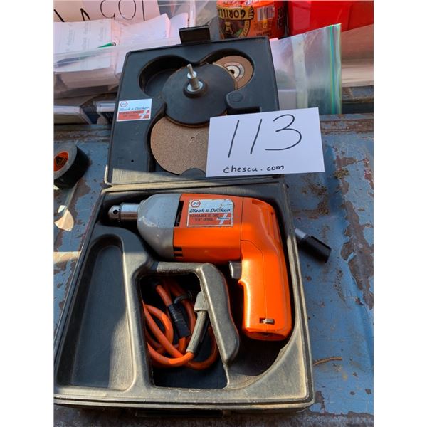 drill, heaters, mitts