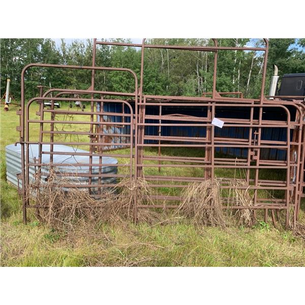 3- 12 ft walk through gate panels