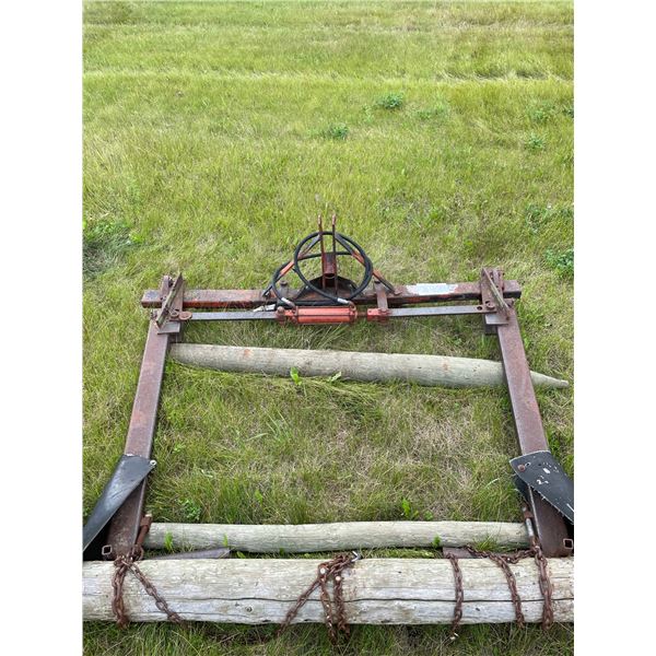 homemade bale unroller