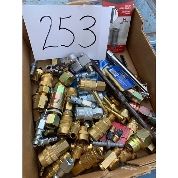 brass fittings, wrenches, ect