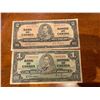 Image 1 : 1937 $1 & $2 Currency