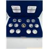 Image 1 : 1992 CANADA 125TH ANNIVERSARY 13-COIN STERLING SILVER PROOF 25-CENT SET WITH LOON
