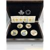 Image 1 : 2016 $20 MAJESTIC ANIMALS II - PURE SILVER 5 COIN SET + DISPLAY CASE