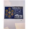 Image 1 : World War II Brass Threepence 1939-1945 Set