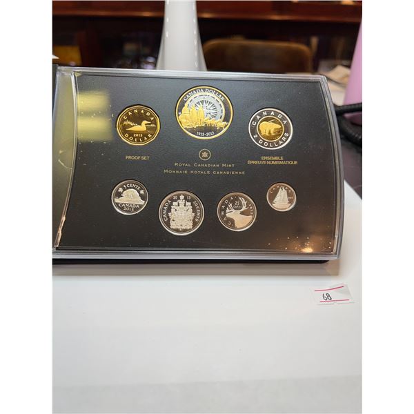 2013 Fine Silver Double Dollar Proof Set