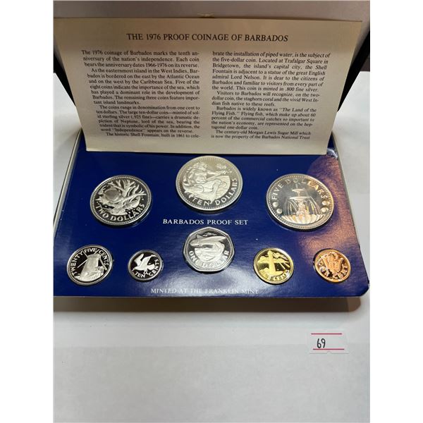 1976 Barbados Proof Set