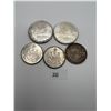Image 1 : Canadian Silver Dollar & 50 Cent Mix
