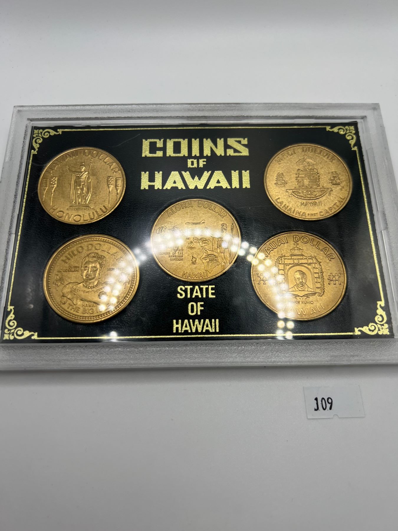 Coins of Hawaii 5 Piece Set Beck Auctions Inc.