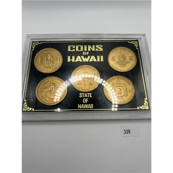 Coins of Hawaii 5 Piece Set