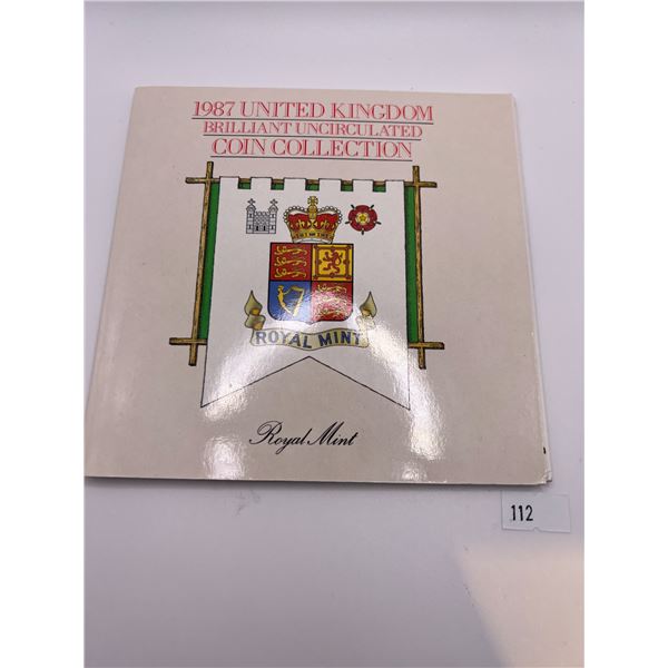 1987 United Kingdom UNC Coin Collection