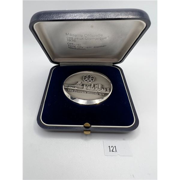 1976 Montreal Olympics Silver Medallion