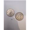 Image 2 : 2 USA Peace Dollars
